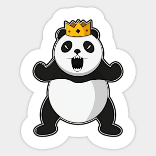 Make way for King Panda 👑 Sticker